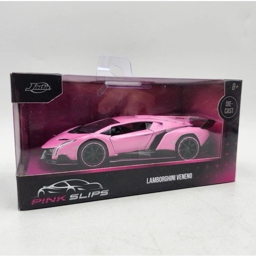 Jada Toys Pink Slips Lamborghini Veneno Diecast 1:32 Scale PINK